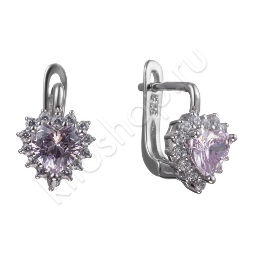 Серьги 23С155302 из серебра купить. 