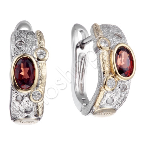 Серьги 25С143112 из серебра купить. 