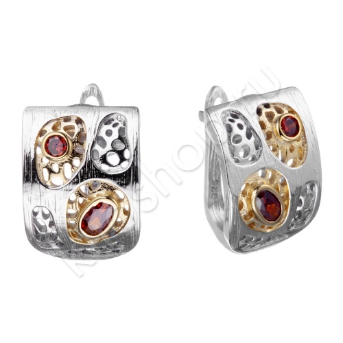 Серьги 23С134145 из серебра купить. 