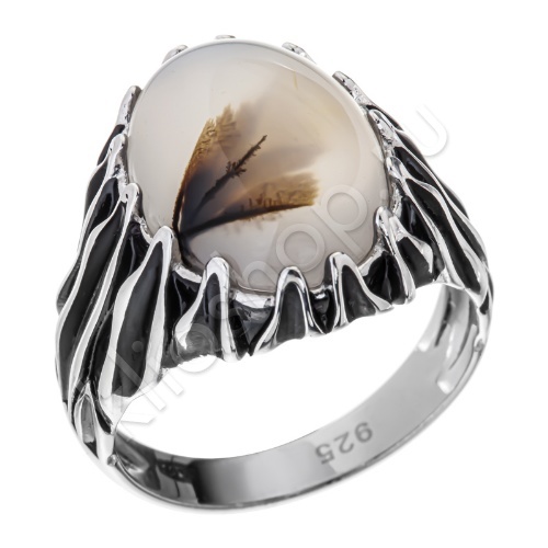 Кольцо 36К150029 из серебра. 