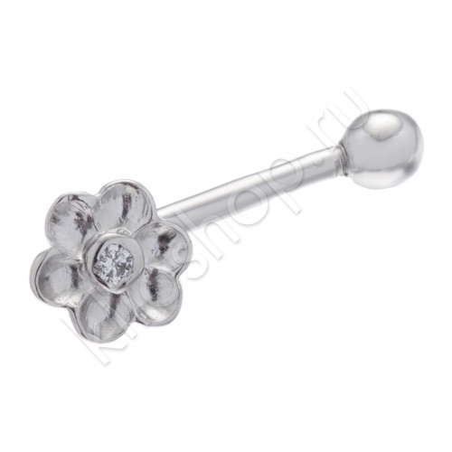 Пирсинг 880027 из серебра купить. 