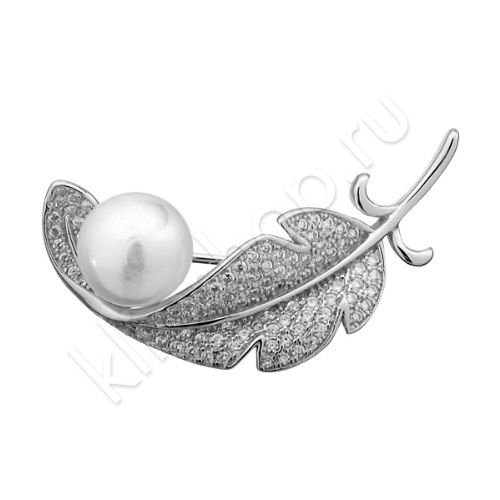 Брошь 24В127190 из серебра купить. 