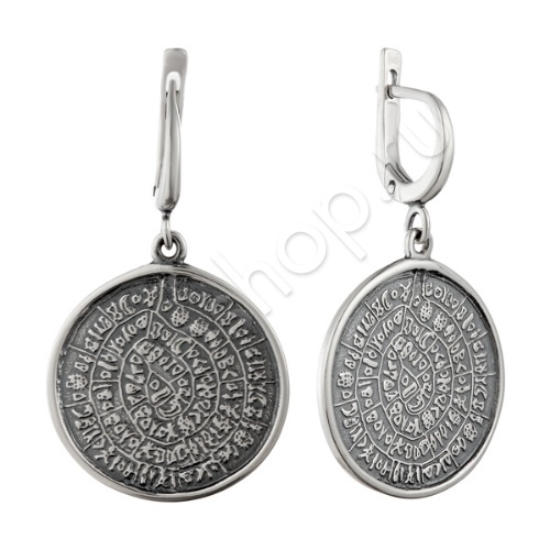Серьги 31С0487С из серебра купить. 