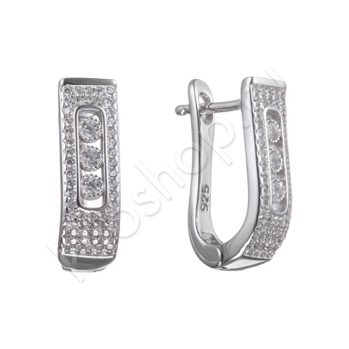 Серьги 22С155304 из серебра купить. 