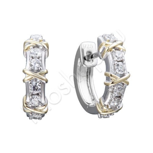 Серьги 12С151209 из серебра купить. 