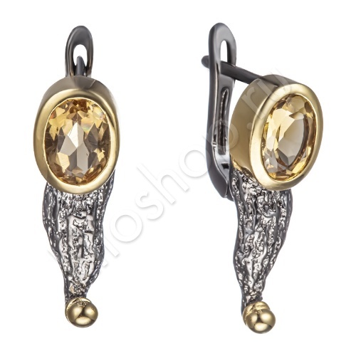 Серьги 35С149028 из серебра купить. 