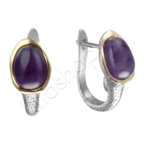 Серьги 35С154270 из серебра купить. 