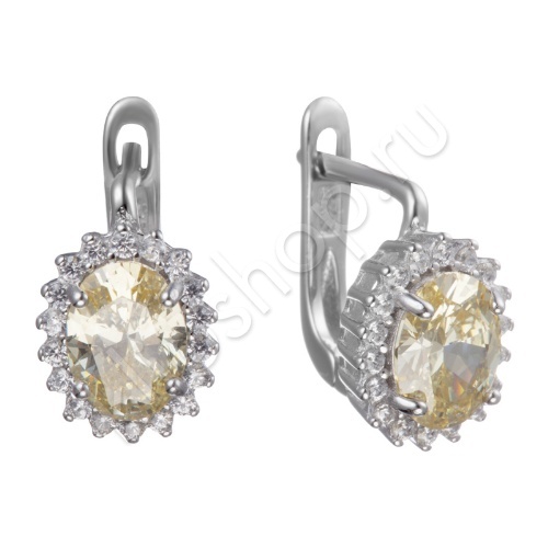 Серьги 23С155300 из серебра купить. 