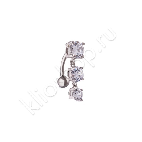Пирсинг 22Г86035 из серебра купить. 