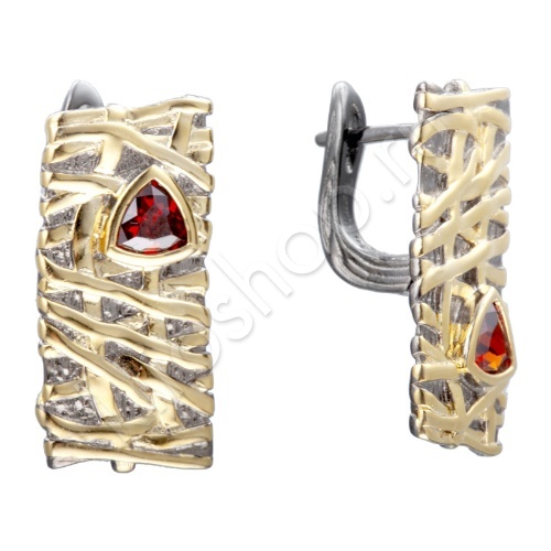 Серьги 33С151162 из серебра купить. 