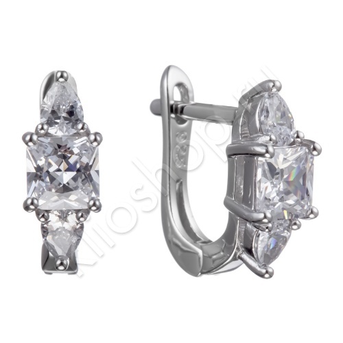 Серьги 22С155310 из серебра купить. 