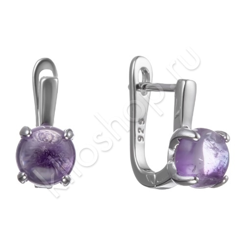 Серьги 25С155324 из серебра купить. 