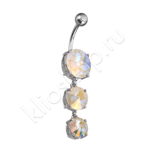 Пирсинг 23Г80065 из серебра купить. 