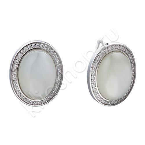 Серьги 26С151181 из серебра купить. 