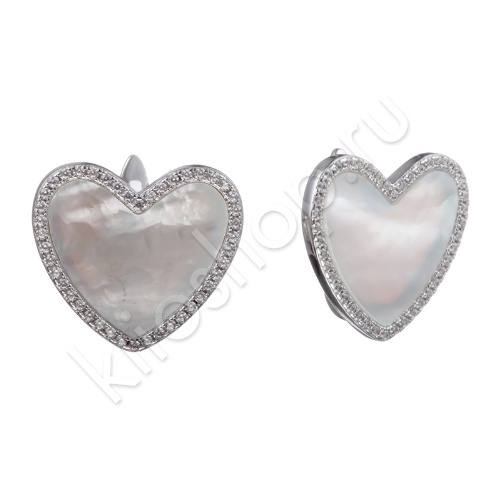 Серьги 28С155148 из серебра купить. 