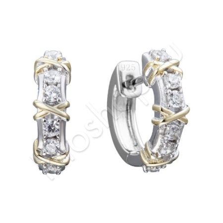 Серьги 12С151209 из серебра купить. 